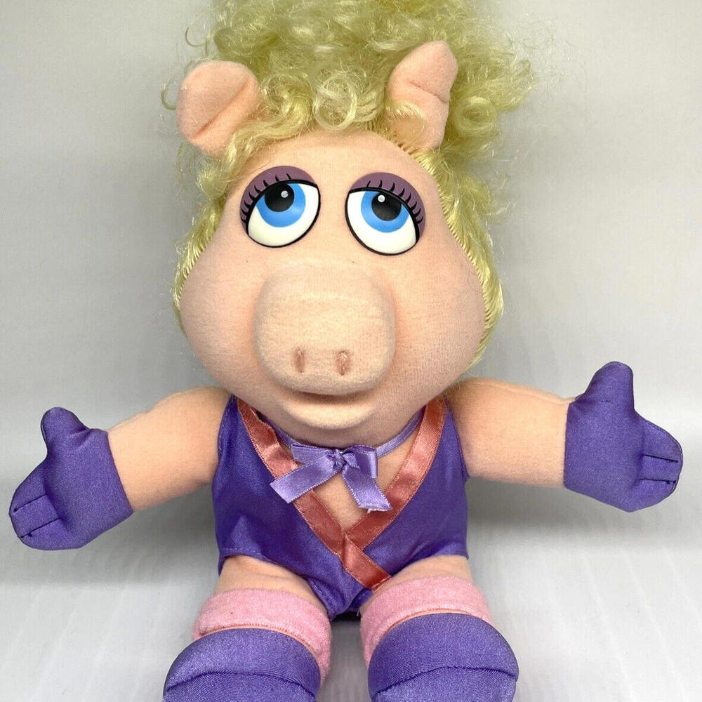 Miss Piggy Aerobics‎ Doll 12" Muppets Jim Henson Vintage 1988 Dakin RARE
